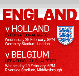 England v Holland